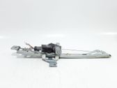 Rear door window regulator with motor