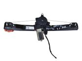 Front window lifting mechanism without motor