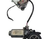 Rear door window regulator with motor