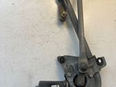 Front wiper linkage and motor