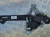 Rear door window regulator with motor