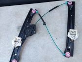 Front door window regulator with motor