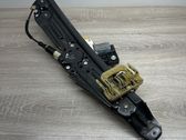 Rear door window regulator with motor