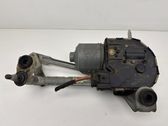 Front wiper linkage and motor