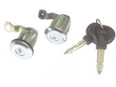 Front door lock (next to the handle)
