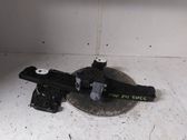 Rear door window regulator with motor