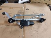 Front wiper linkage and motor