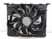 Radiator cooling fan shroud