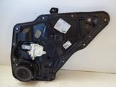 Rear door manual window regulator