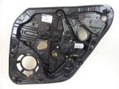 Rear door manual window regulator
