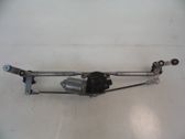 Front wiper linkage and motor