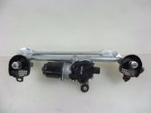 Front wiper linkage and motor