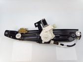 Rear door manual window regulator