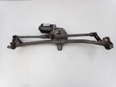 Front wiper linkage and motor