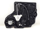 Rear door manual window regulator