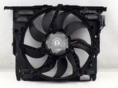 Radiator cooling fan shroud