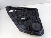 Rear door manual window regulator