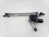 Front wiper linkage and motor