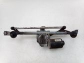 Front wiper linkage and motor