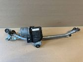 Front wiper linkage and motor