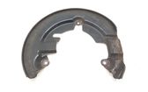 Front brake disc dust cover plate