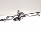 Front wiper linkage and motor