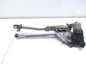 Front wiper linkage and motor