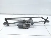 Front wiper linkage and motor