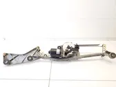 Front wiper linkage and motor