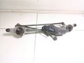 Front wiper linkage and motor