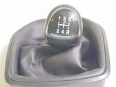 Gear lever shifter trim leather/knob