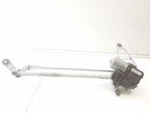 Front wiper linkage and motor