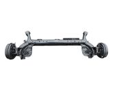 Rear axle beam with reductor