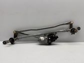 Front wiper linkage and motor