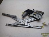 Rear door window regulator with motor