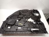 Rear door window regulator with motor