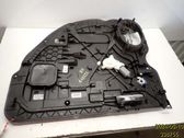 Rear door window regulator with motor