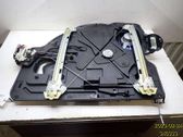 Rear door window regulator with motor