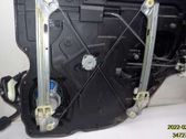 Rear door window regulator with motor