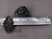 Rear door window regulator with motor
