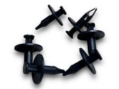 Floor mat clip fixing clamp