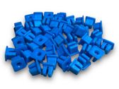 Floor mat clip fixing clamp