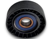 Alternator belt tensioner pulley