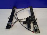 Rear door window regulator with motor