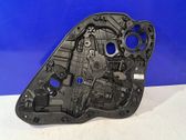Rear window lifting mechanism without motor