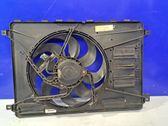 Radiator cooling fan shroud