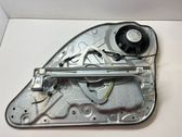 Rear window lifting mechanism without motor