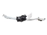 Rear door window regulator with motor