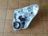 Rear door window regulator with motor