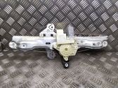 Rear door window regulator with motor